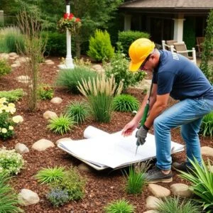 Custom landscape design plan review in Middle Tennessee yard