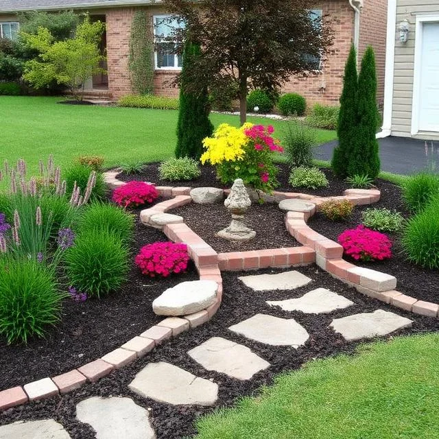 Historic-home landscaping in Columbia, Tennessee